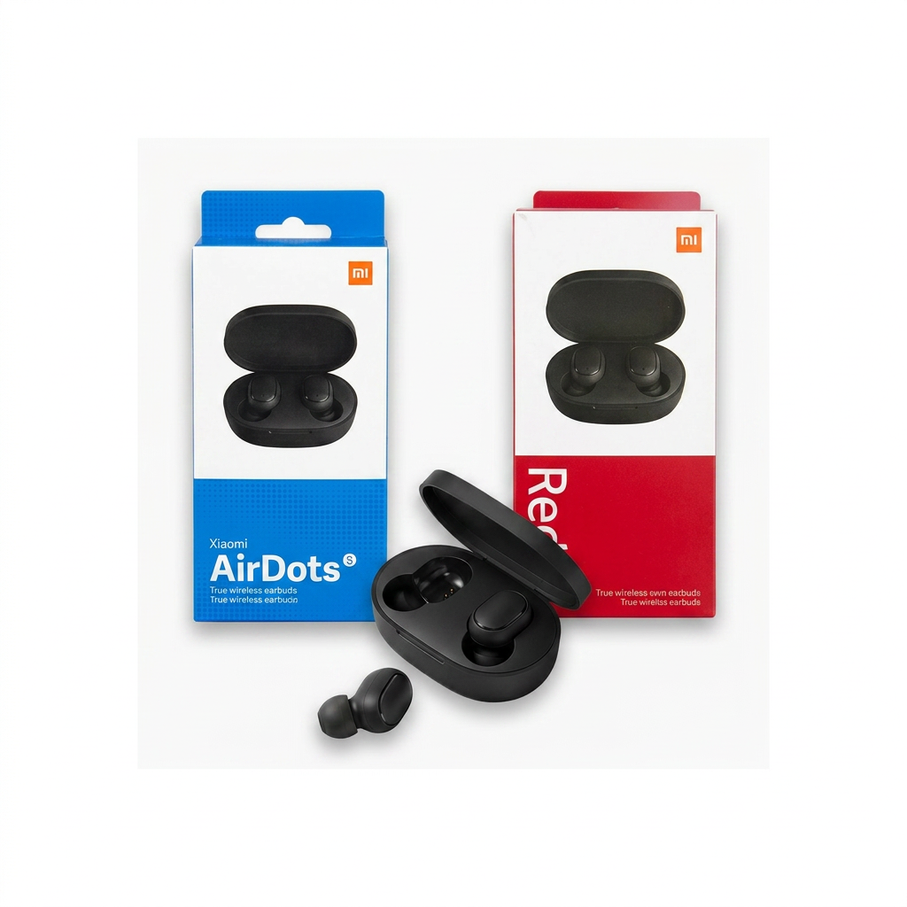 Fone de ouvido Bluetooth sem fio com estojo